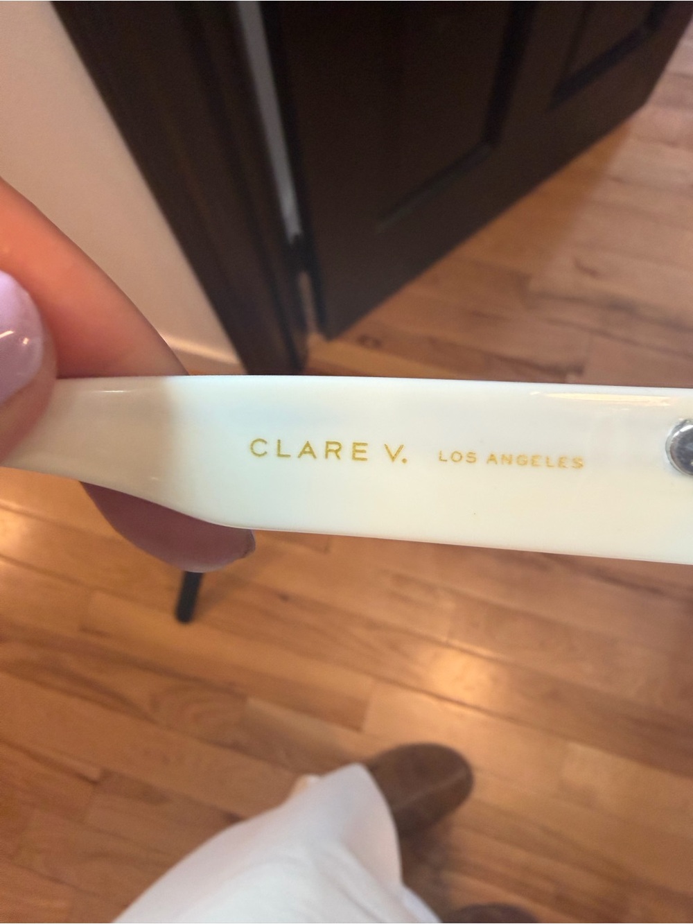 Clare V. Sunglasses Gold Logo - Picture 2 of 3
